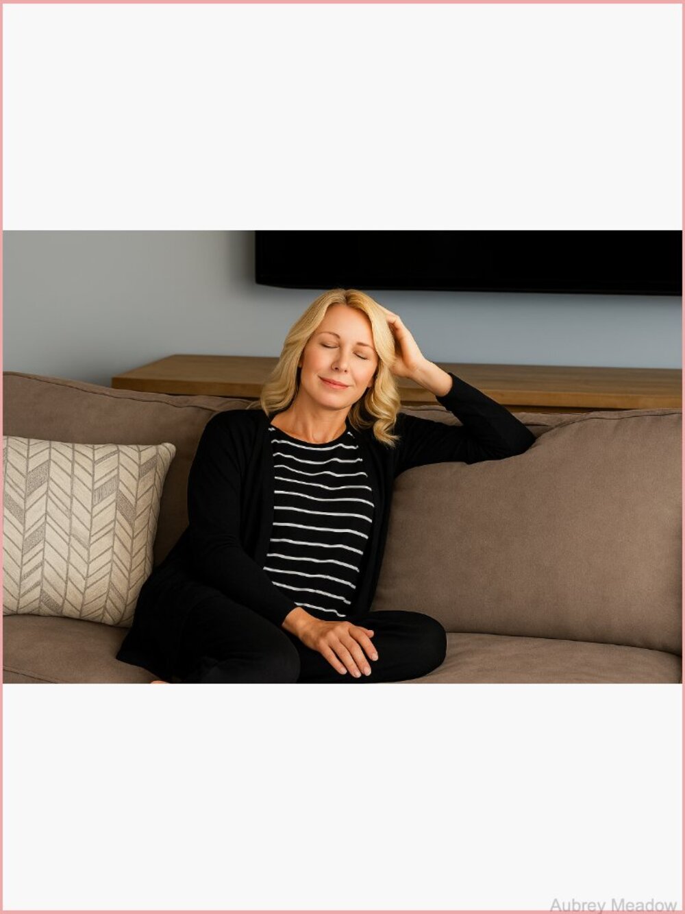 3 Piece Pajama Lounge Set with Cardigan - Picture 7 of 7